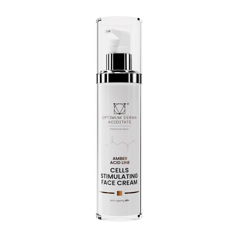 Optimum Derma Cells stimulating face cream 40+ with amber acid and peptides 50ml